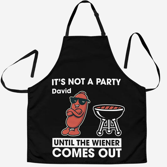 No Party Without Grilled Wieners - Personalized Custom Apron