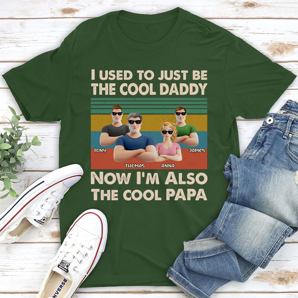 From Dad To Grandpa With Love - Personalized Custom Shirt