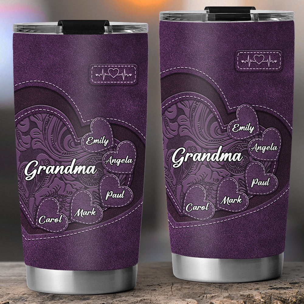 Grandma Sweethearts - Personalized Custom Tumbler