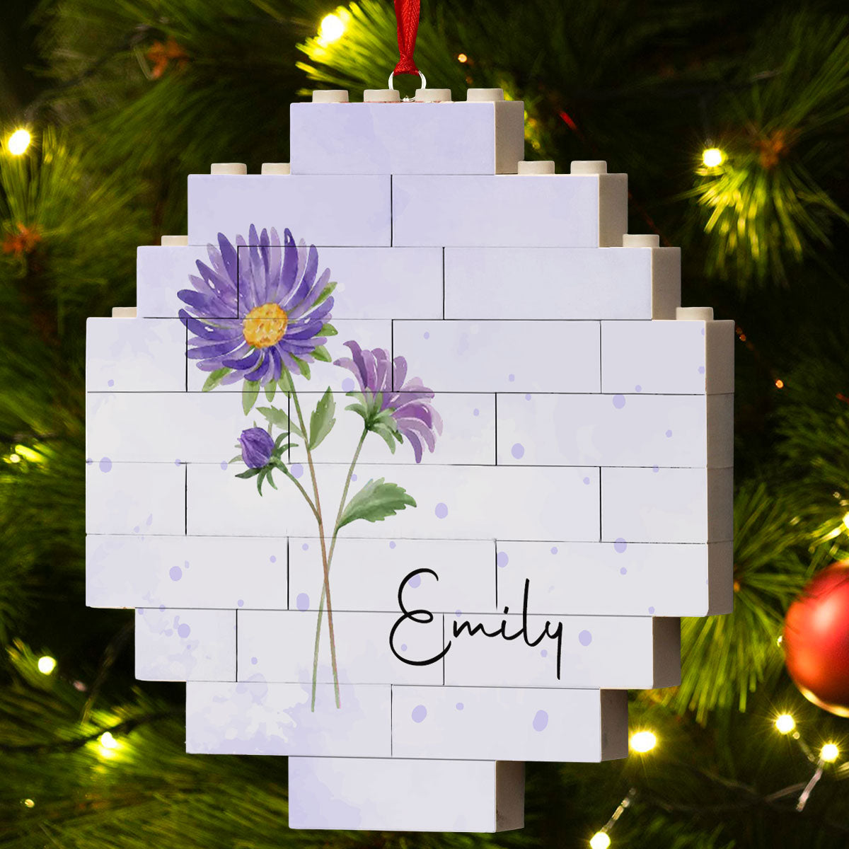 Flower Garden - Personalized Custom Puzzle Ornament