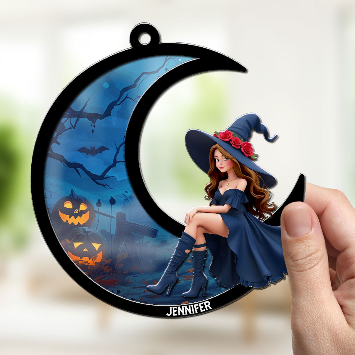 A Beauty Born Of Night - Personalized Custom Suncatcher