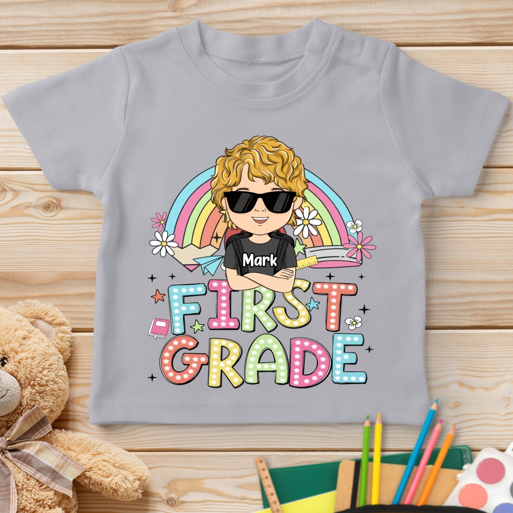 School Level Unlocked - Personalized Custom Youth T-shirt