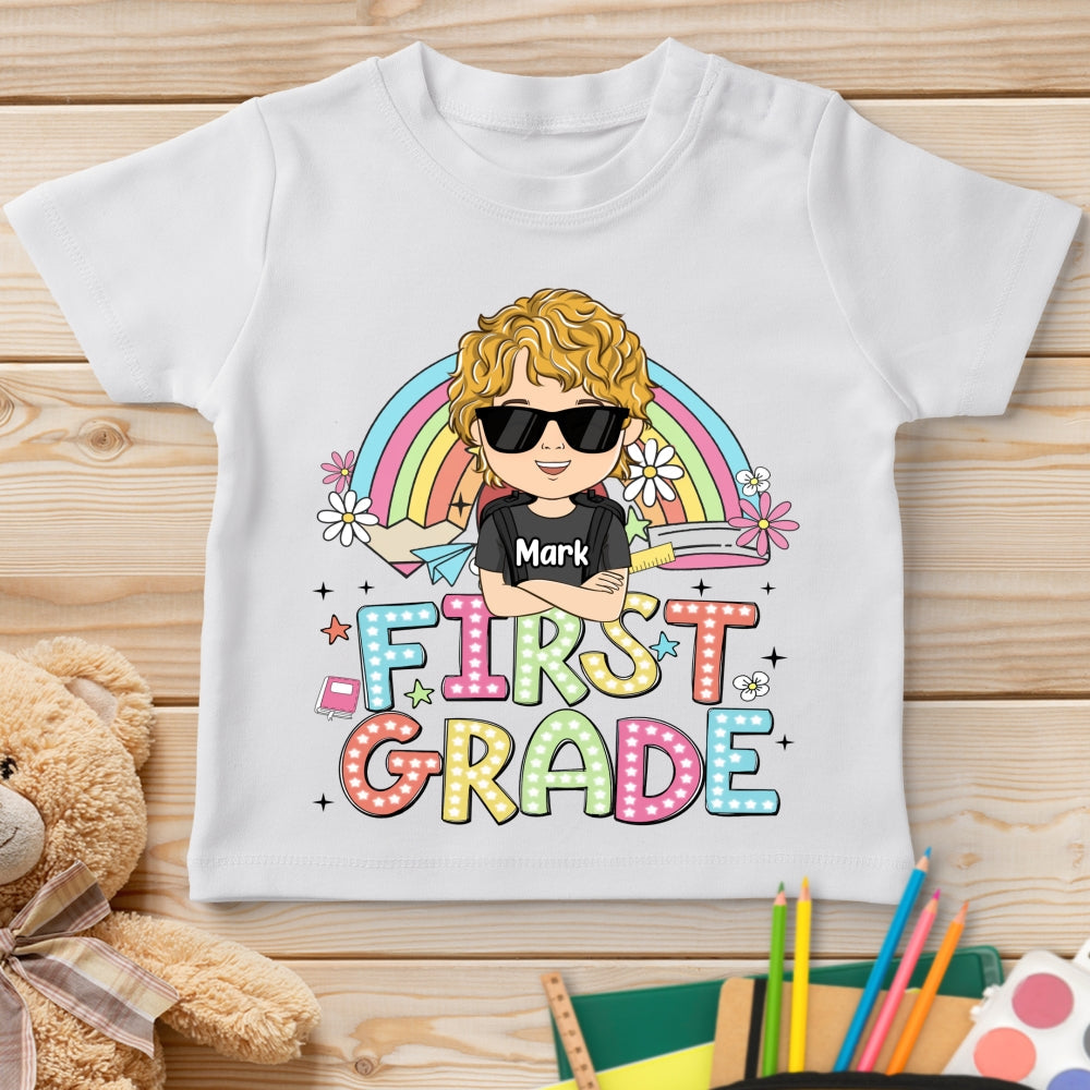 School Level Unlocked - Personalized Custom Youth T-shirt