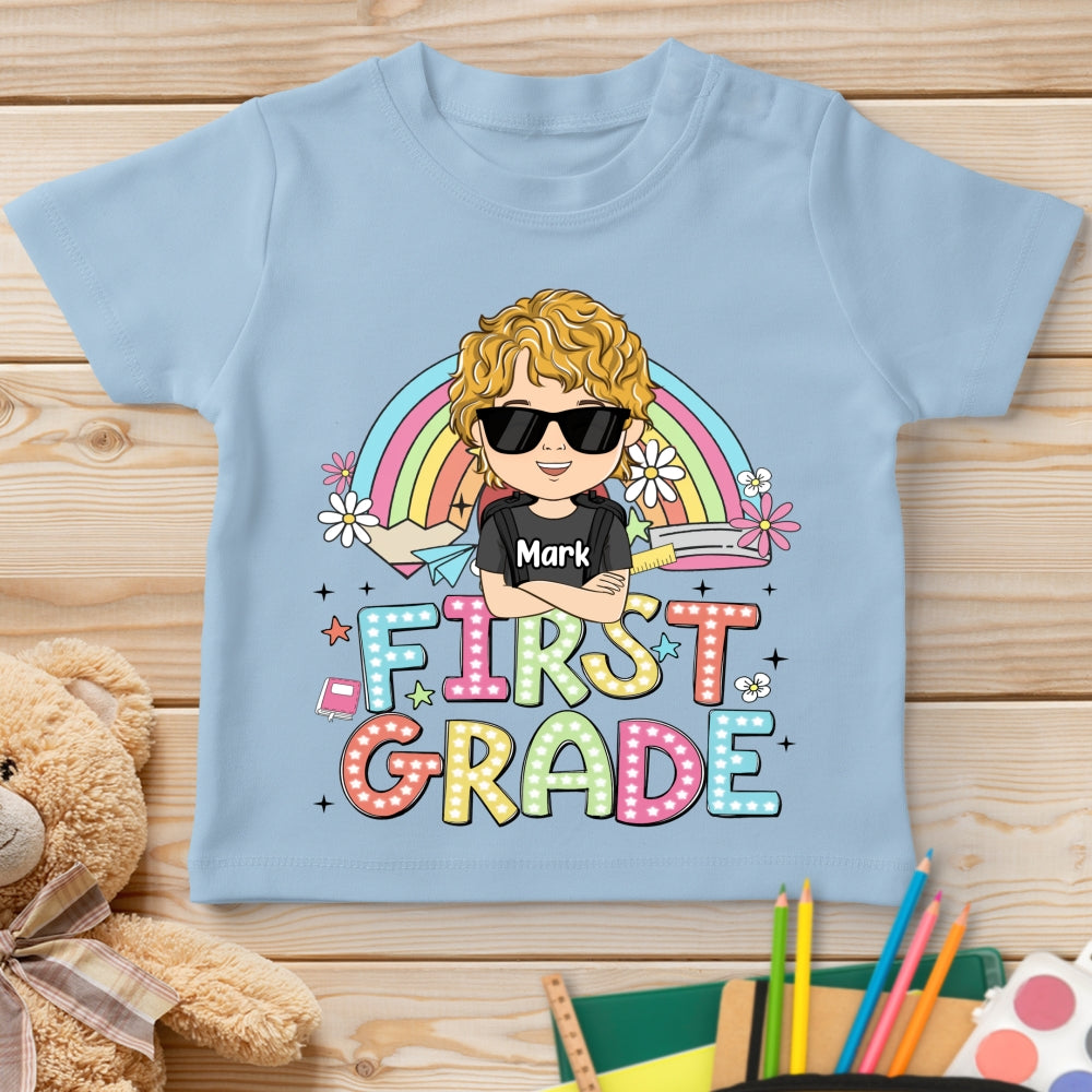 School Level Unlocked - Personalized Custom Youth T-shirt