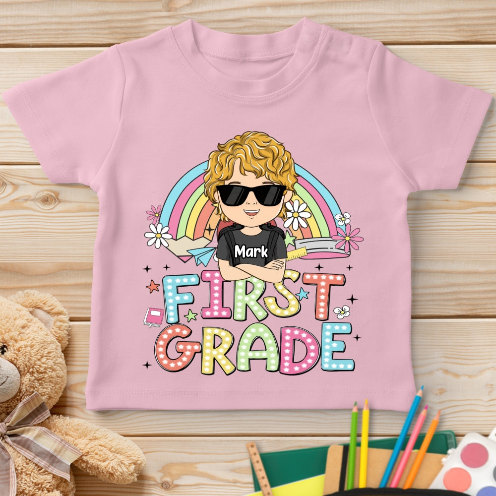 School Level Unlocked - Personalized Custom Youth T-shirt