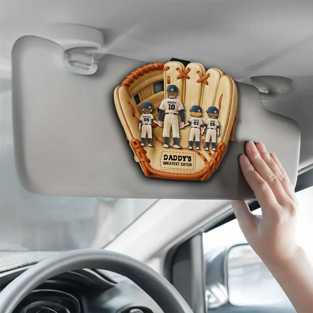 Greatest Catch - Personalized Custom Car Visor Clip