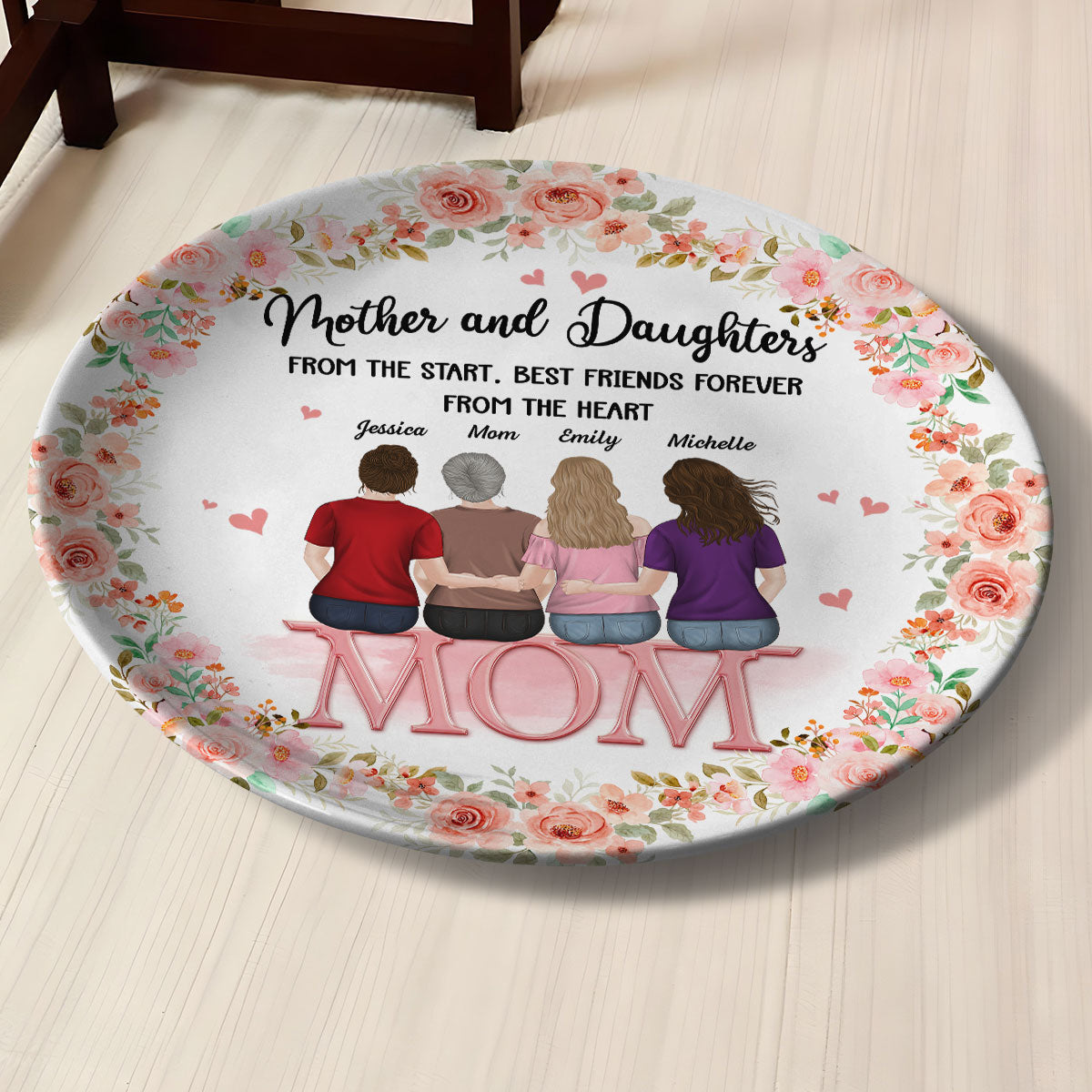 Mother And Daughter - Personalized Custom Plate