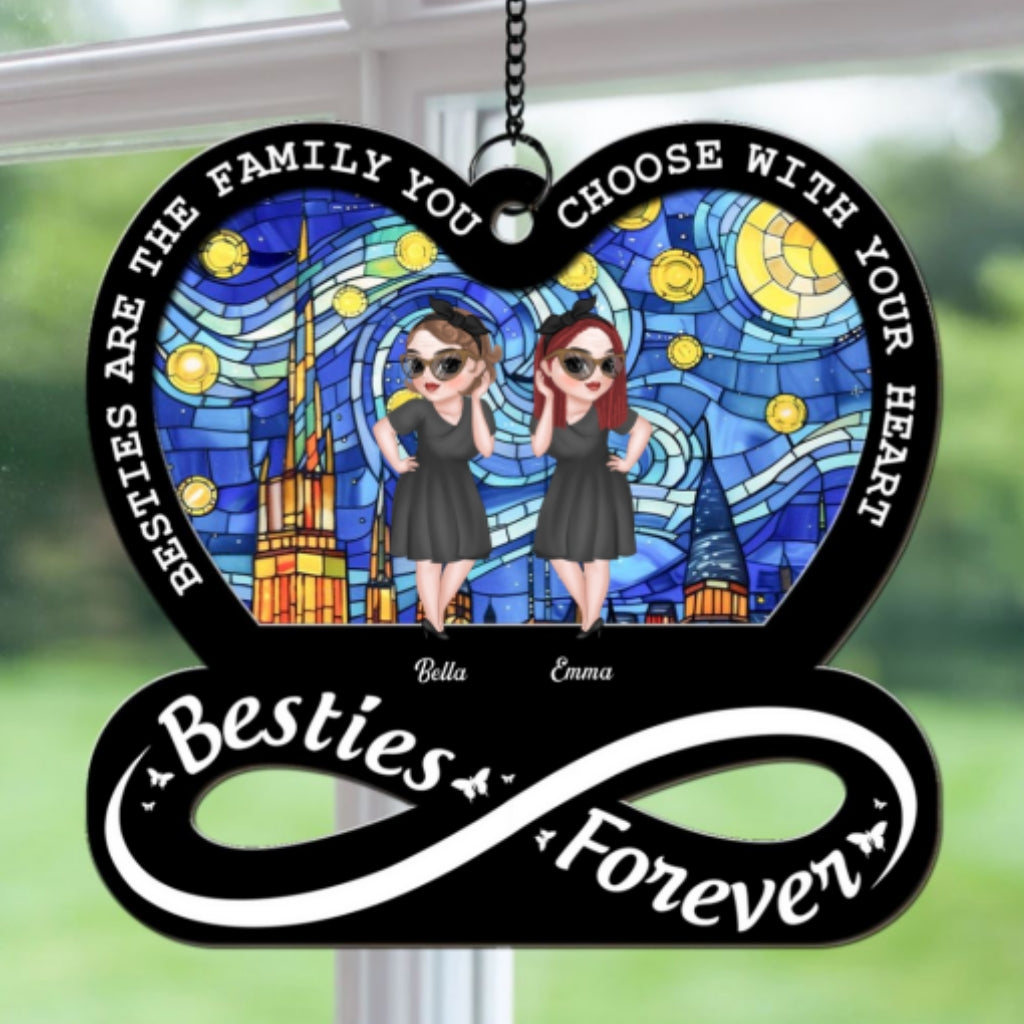 Friendship Forever - Personalized Custom Suncatcher