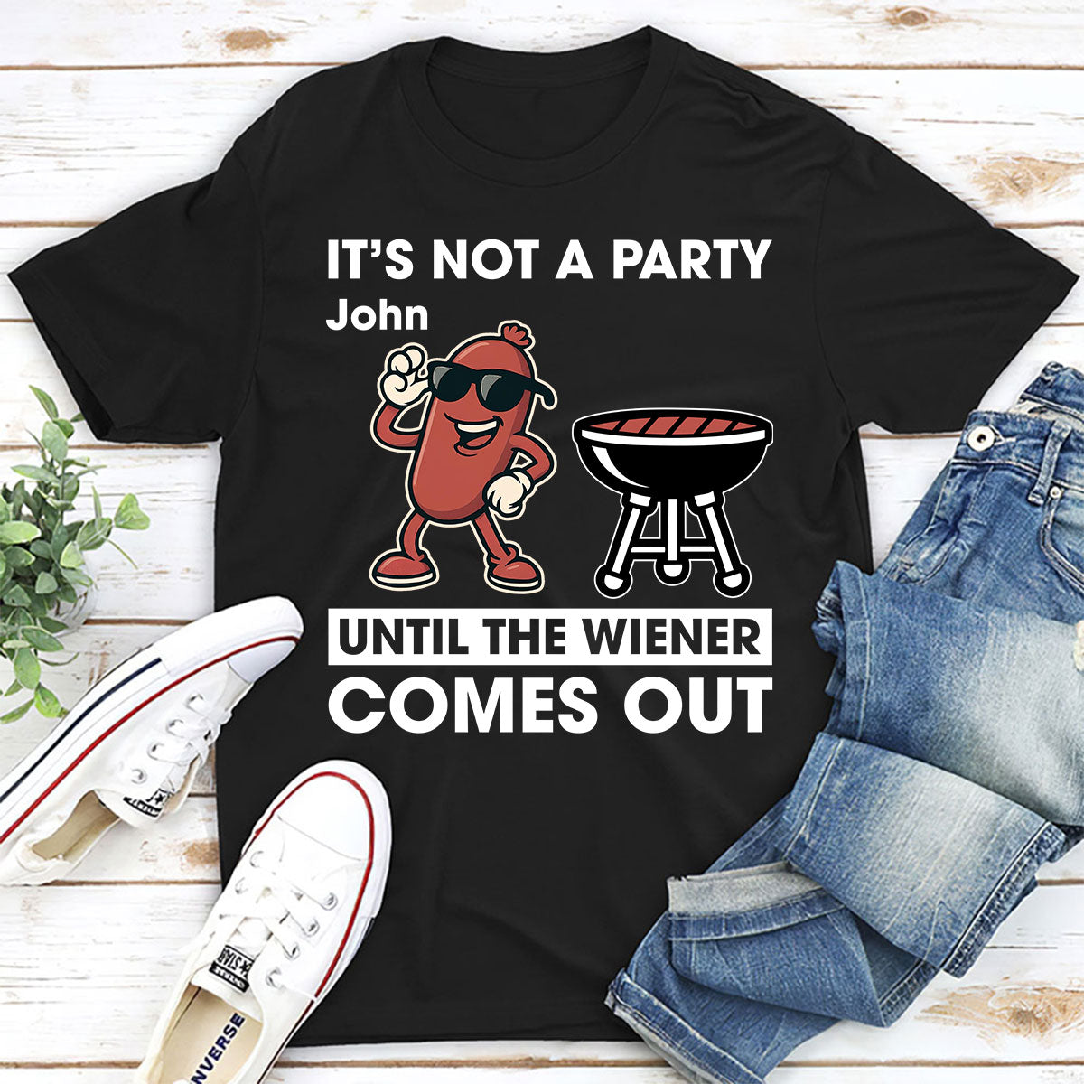 Wieners Out And Let The Party Begin - Personalized Custom Shirt