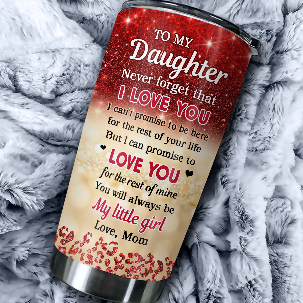 To My Warrior Daughter - Personalized Custom Tumbler
