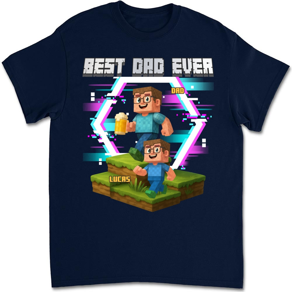Daddy And Kids - Personalized Custom Shirt