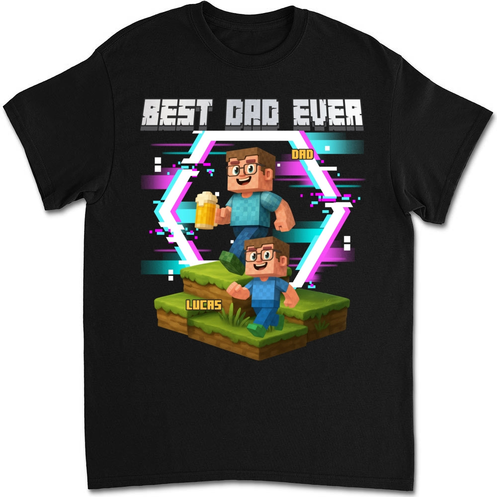 Daddy And Kids - Personalized Custom Shirt
