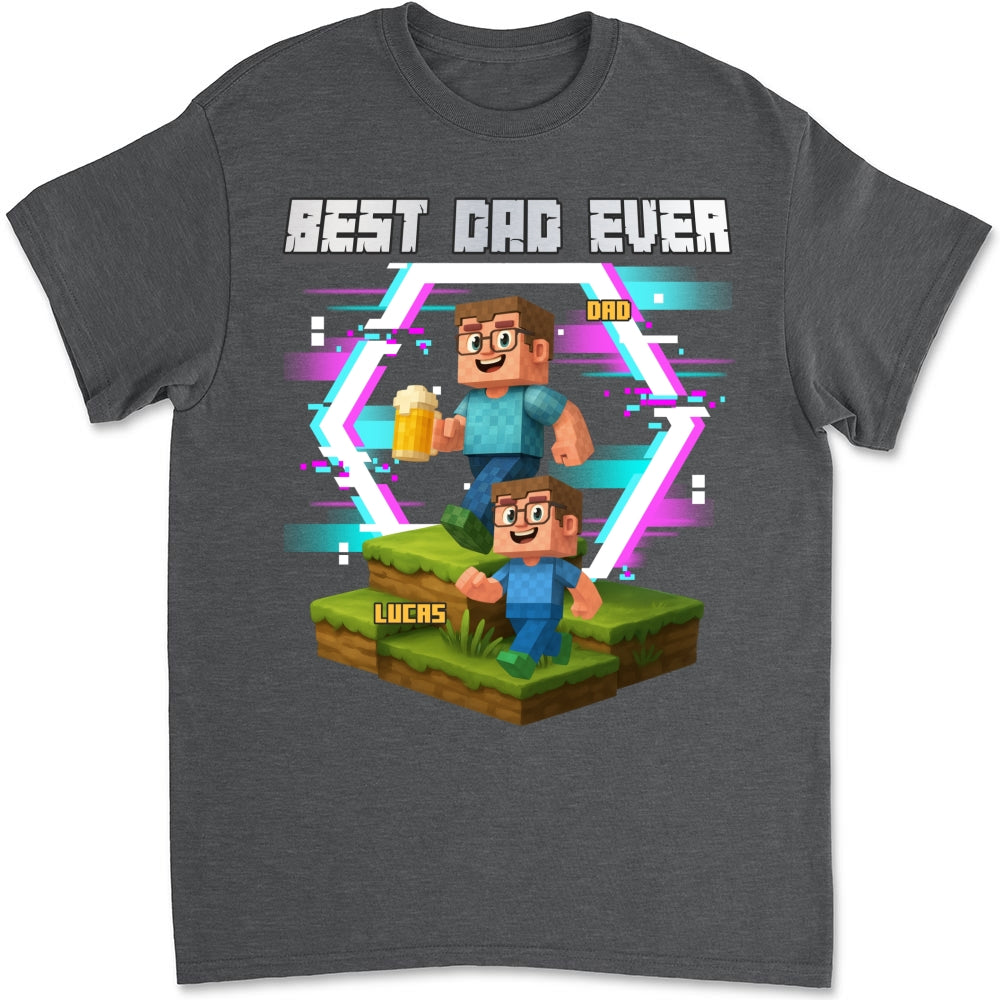 Daddy And Kids - Personalized Custom Shirt