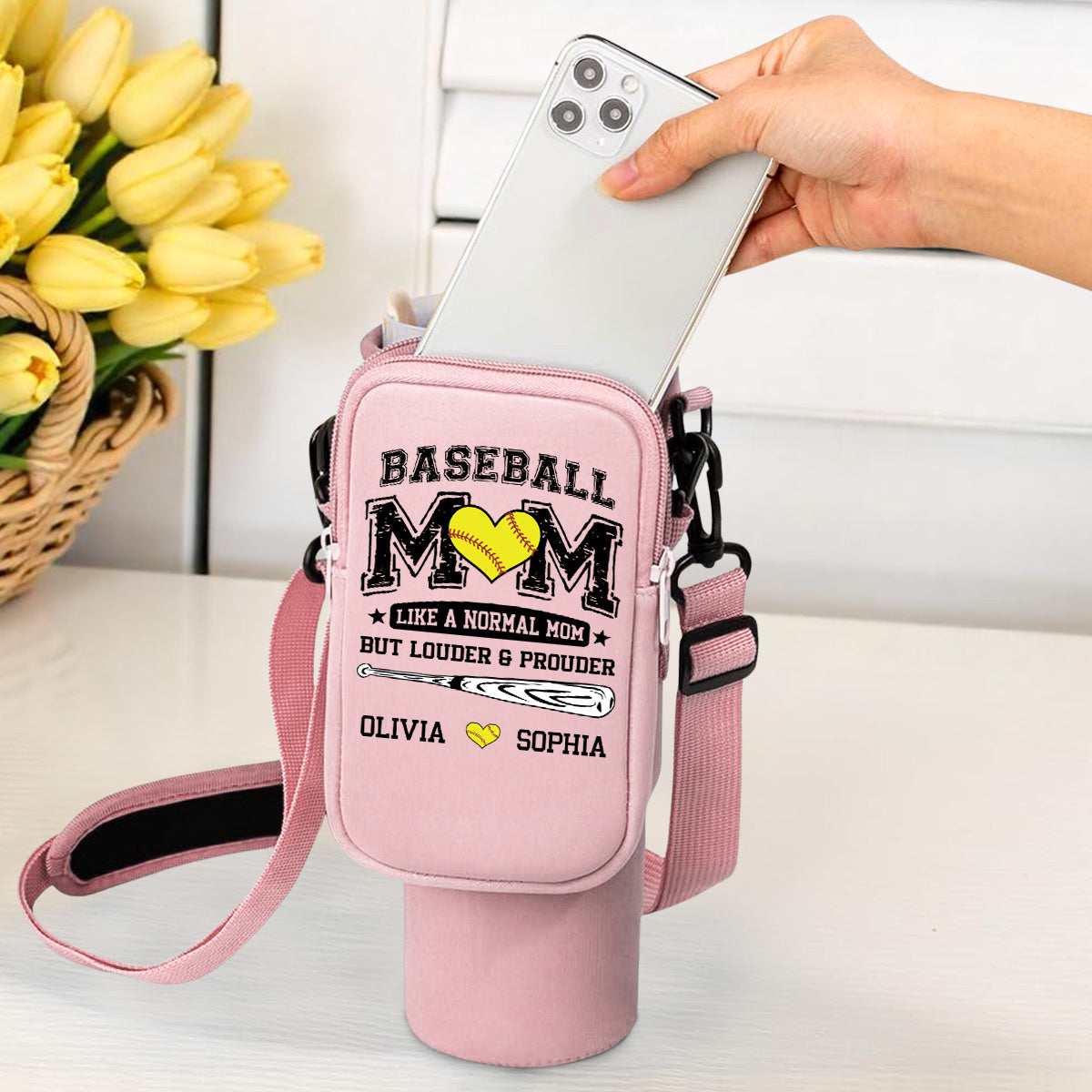 Game Day Is My Therapy - Personalized Custom Water Bottle Carrier Bag