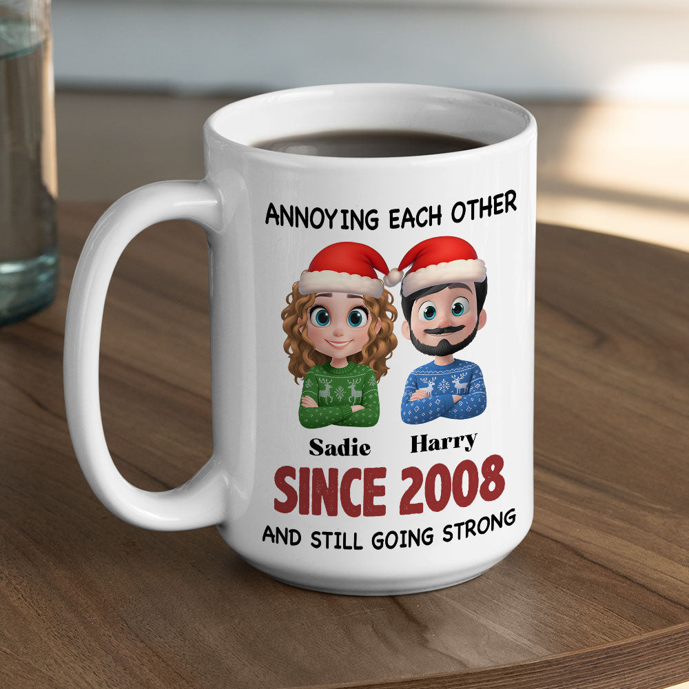 Love Forever Christmas Ver - Personalized Custom Coffee Mug