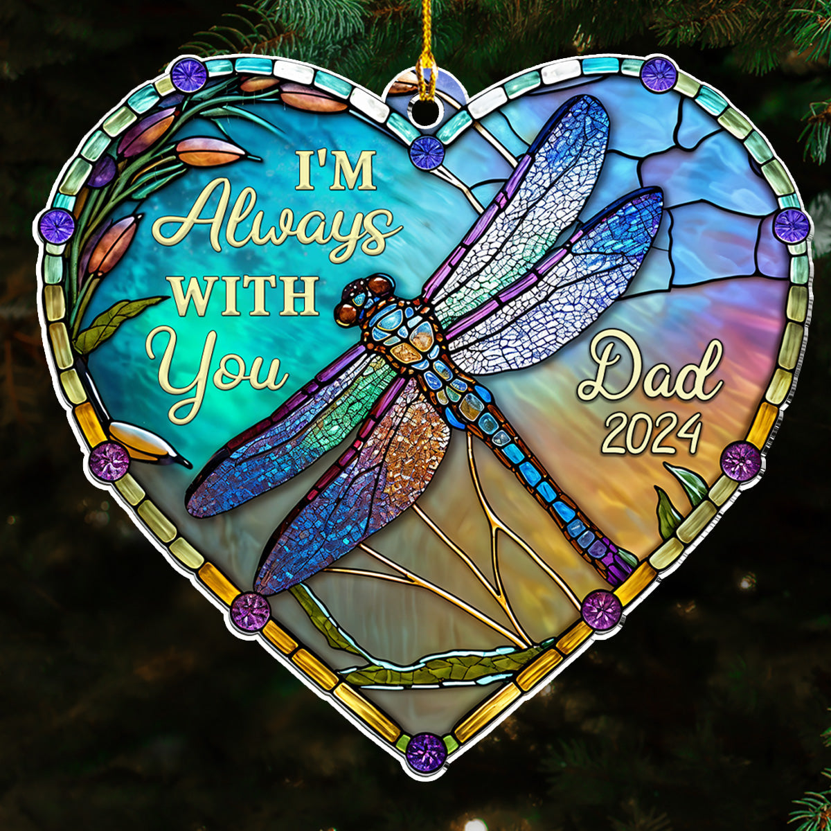 I Am Always With You Ver 2 - Personalized Custom Acrylic Ornament