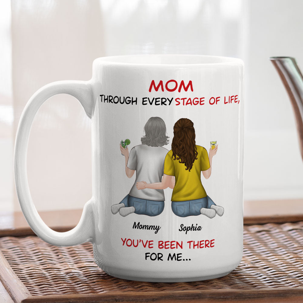 Love Gows Because Of You - Personalized Custom Coffee Mug