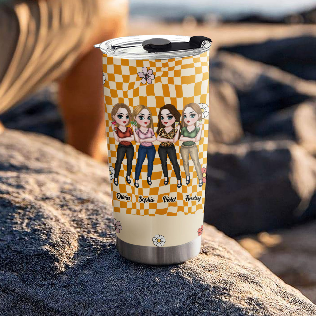 You Are Badass Bestie - Personalized Custom Tumbler