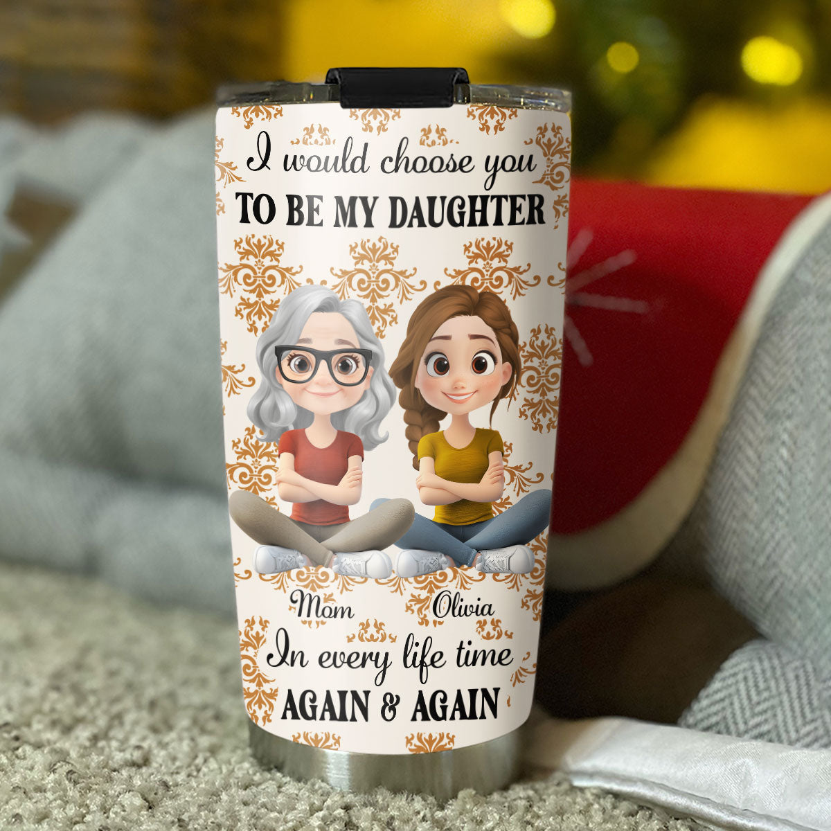 So Proud Of You My Daughter - Personalized Custom Tumbler