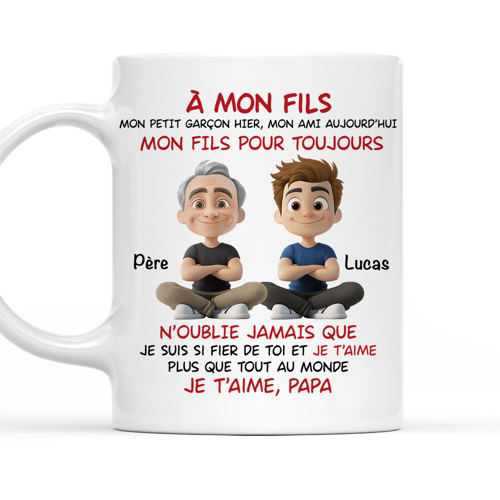 Mon Fils Pour Toujours - Mug Personnalisé