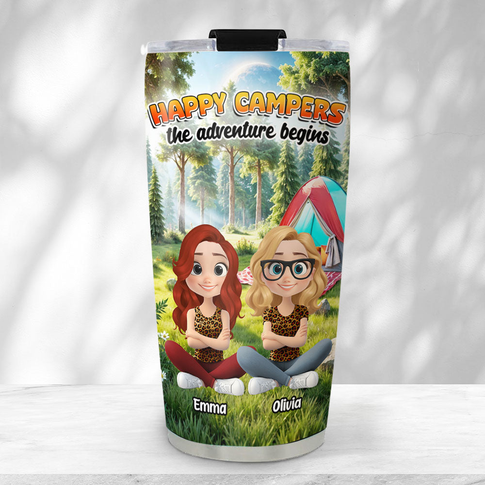 Happy Campers - Personalized Custom Tumbler
