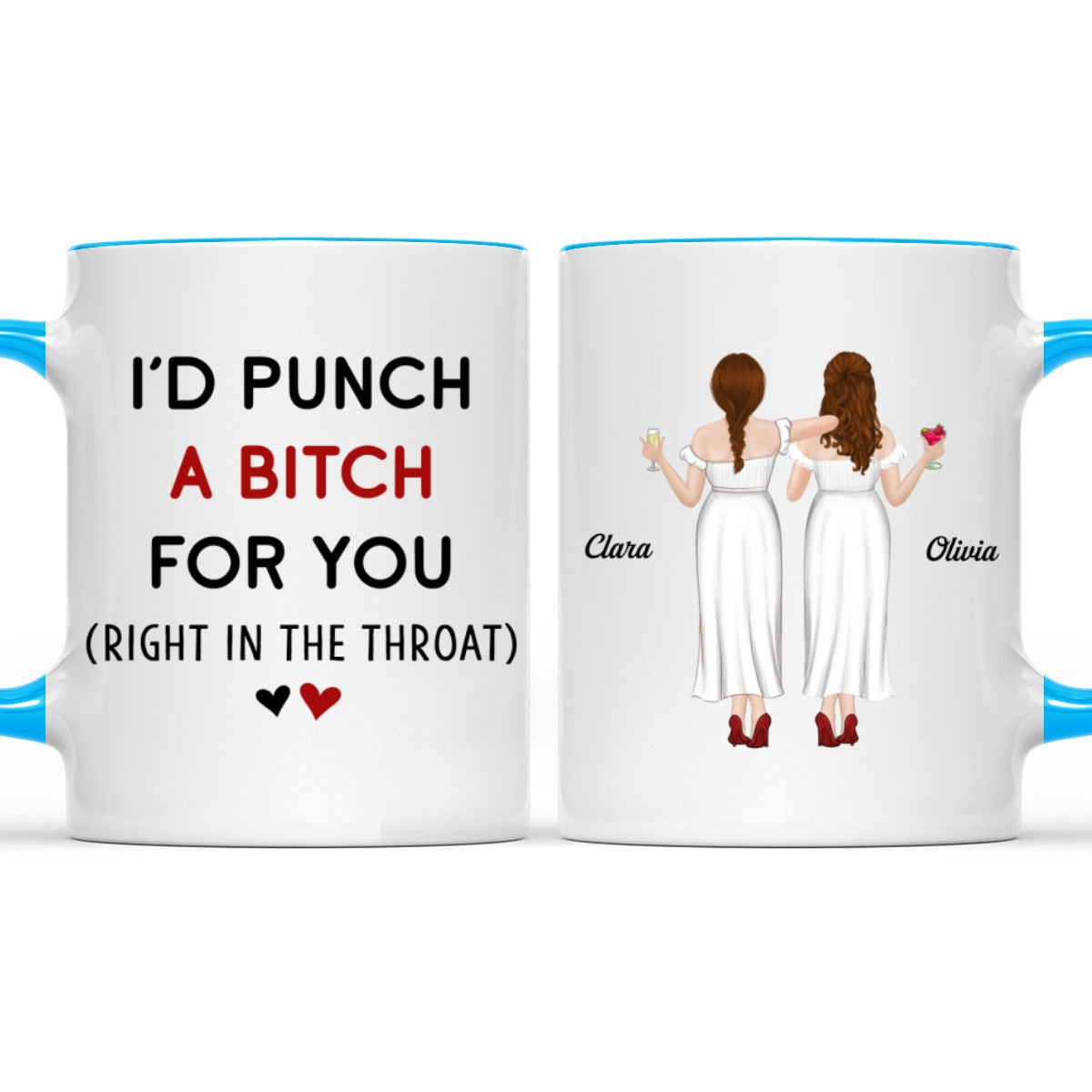 Punch For You - Personalized Custom Accent Mug