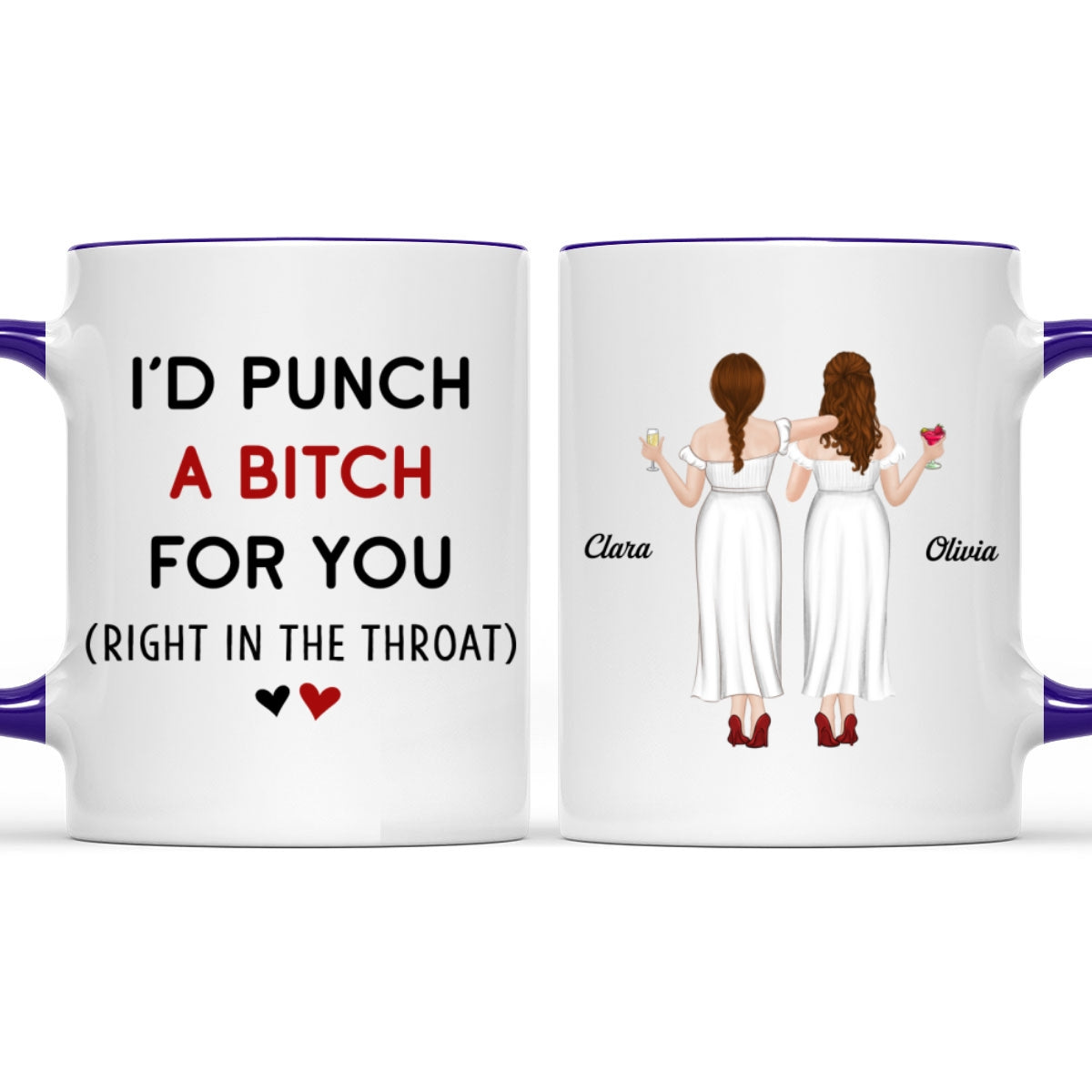 Punch For You - Personalized Custom Accent Mug