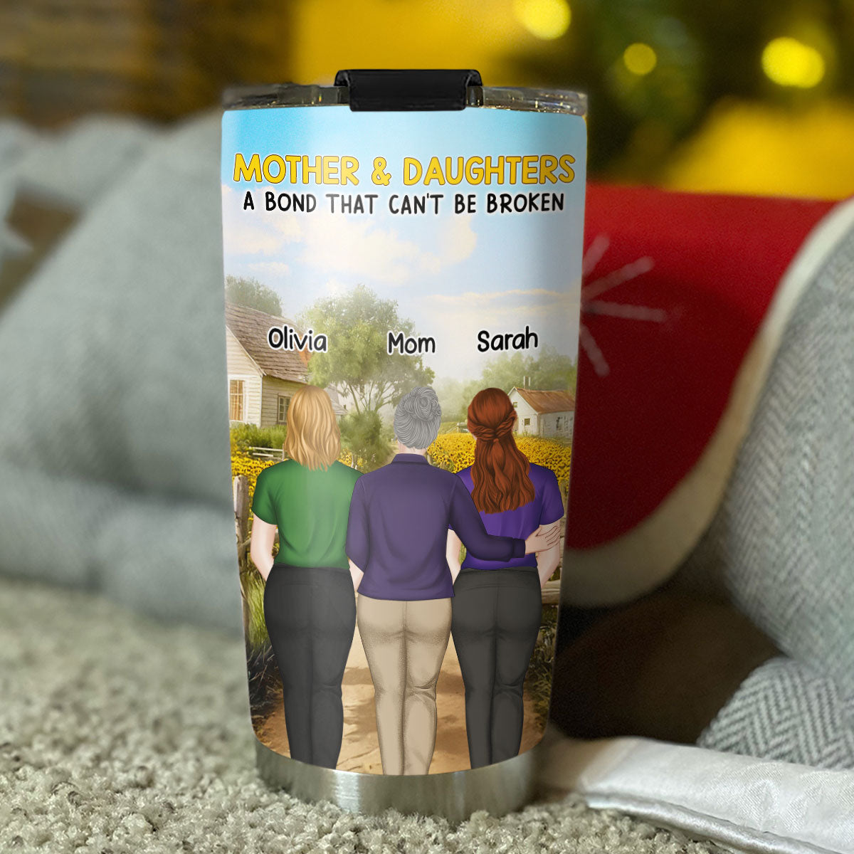 Mother And Daughter - Personalized Custom Tumbler