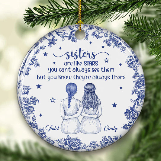 Starlight Blue - Personalized Custom Ceramic Ornament