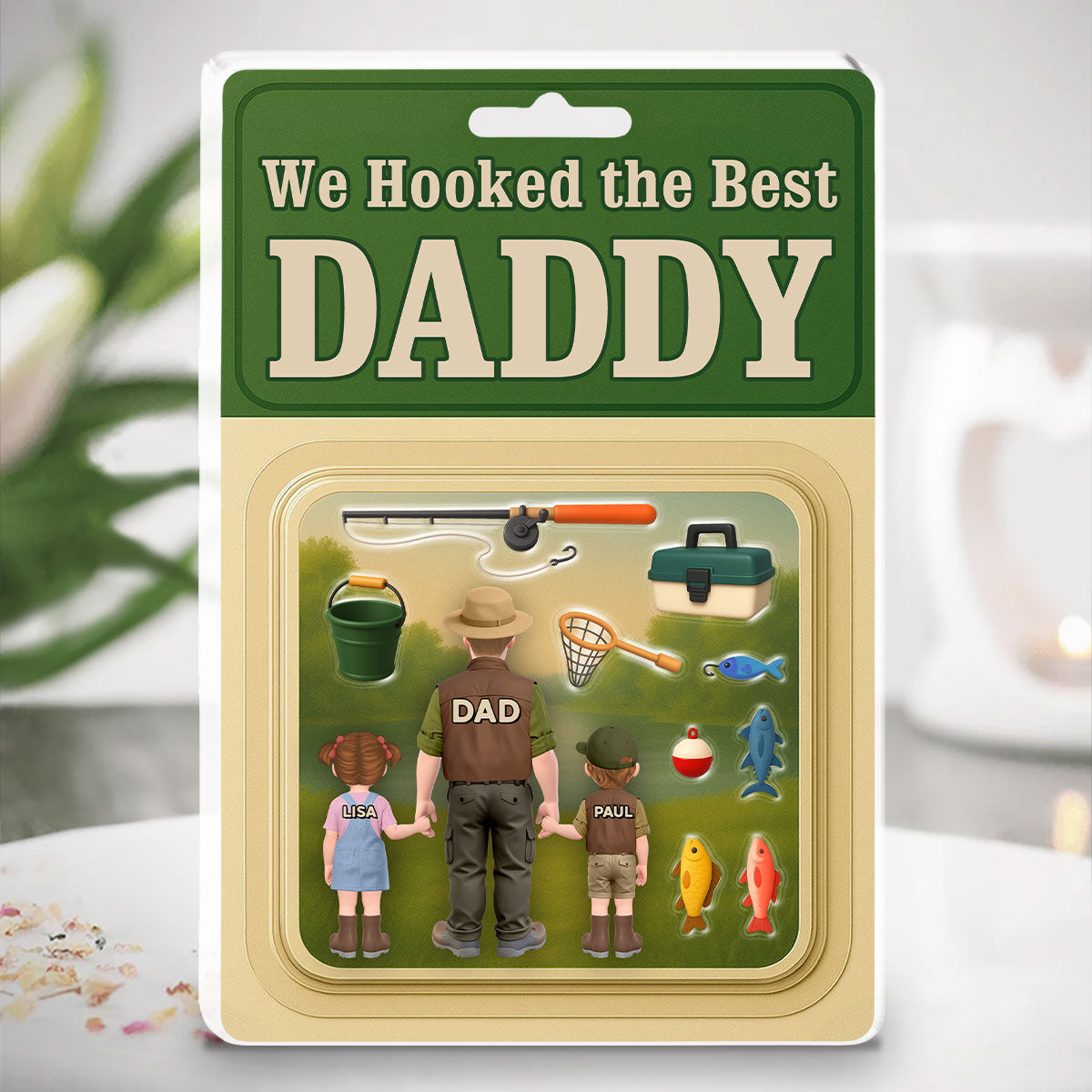 Fishing With Dad - Personalized Custom Acrylic Plaque