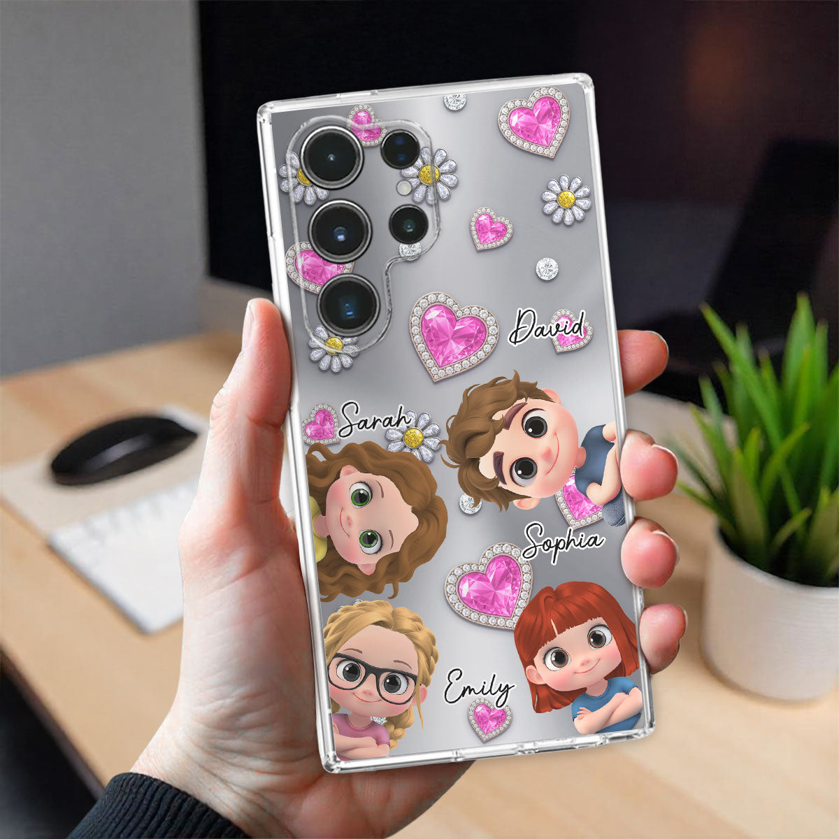 My Lovely Grandkids - Personalized Custom 3D Effect Phone Case