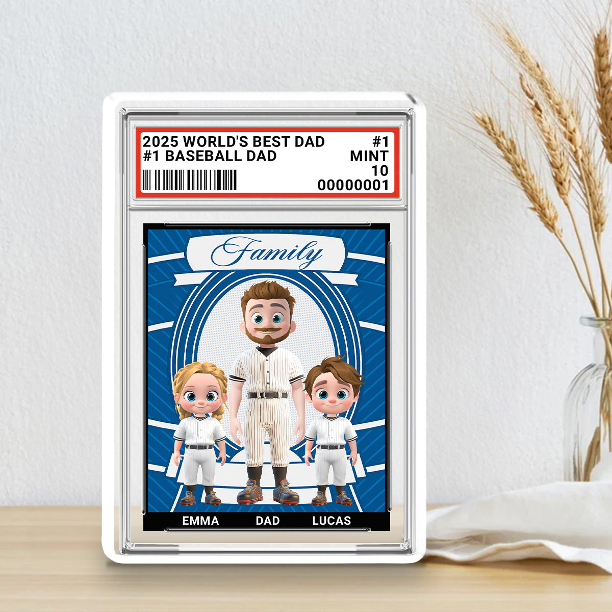 Baseball Dad - Personalized Custom Acrylic Plaque