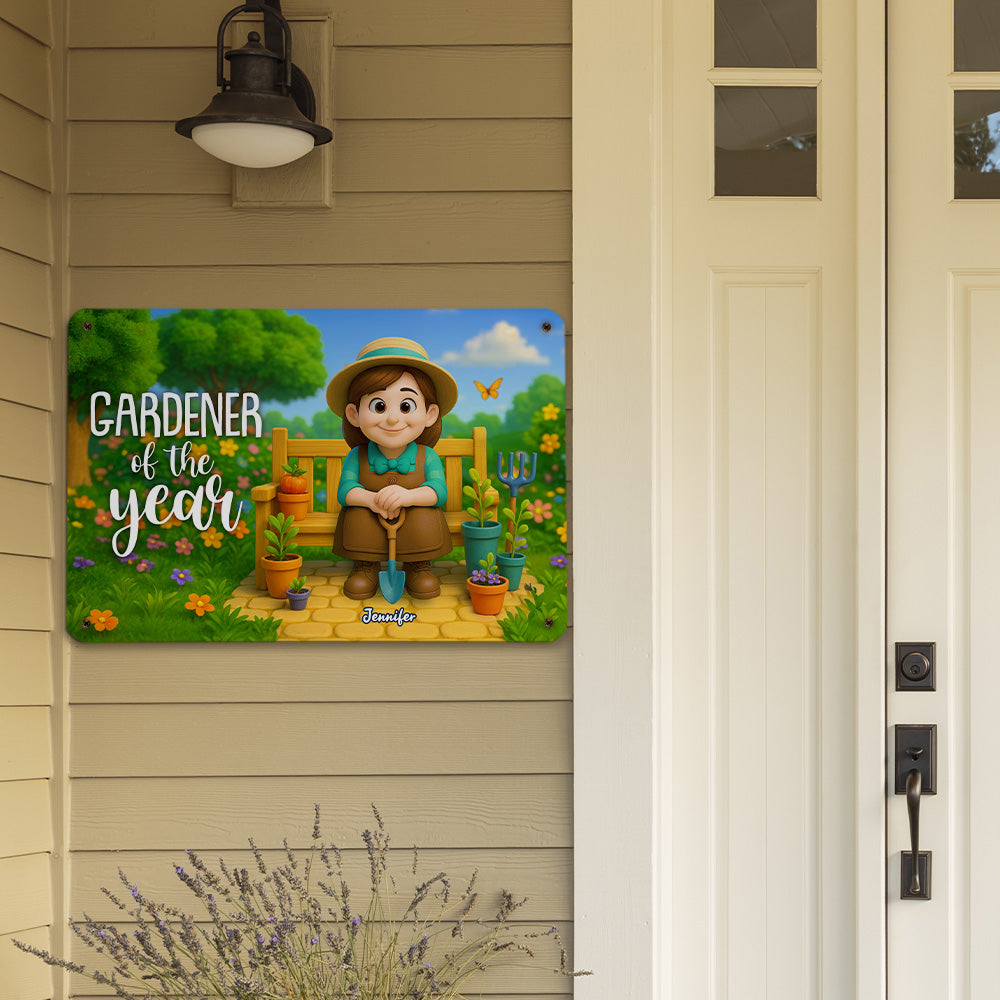 The Plant Whisperer - Personalized Custom Metal Sign