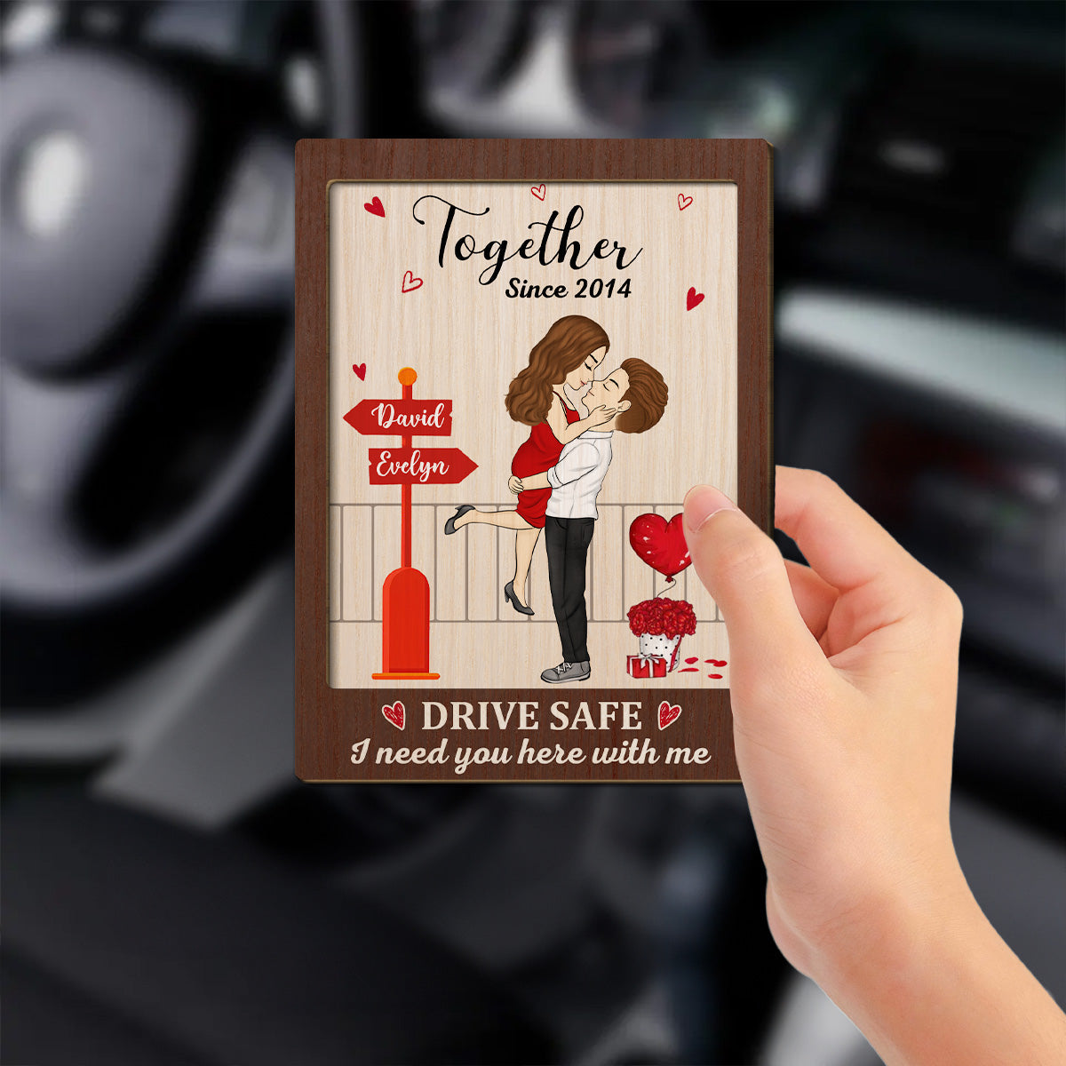 Love You So - Personalized Custom Car Visor Clip