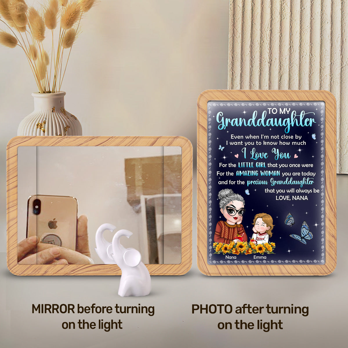 How Much I Love You - Personalized Custom Magic Mirror