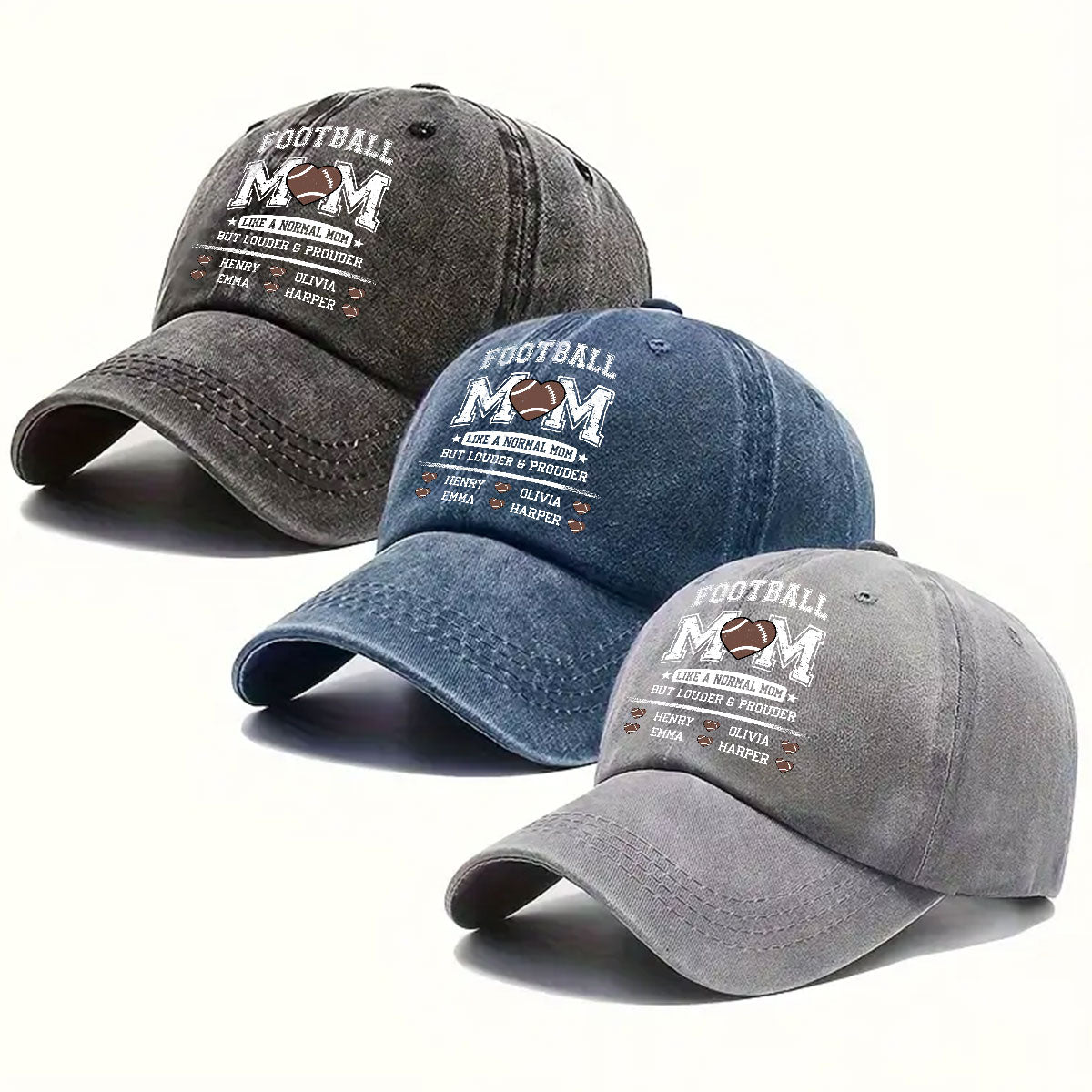 Game Day Is My Therapy - Personalized Custom Vintage Washed Denim Cap