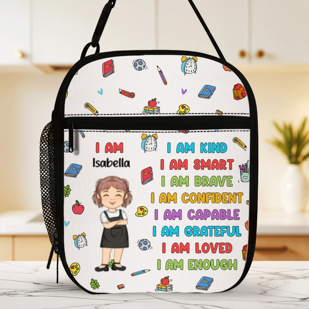 Kind Smart Loved - Personalized Custom Insulated Lunch Bag
