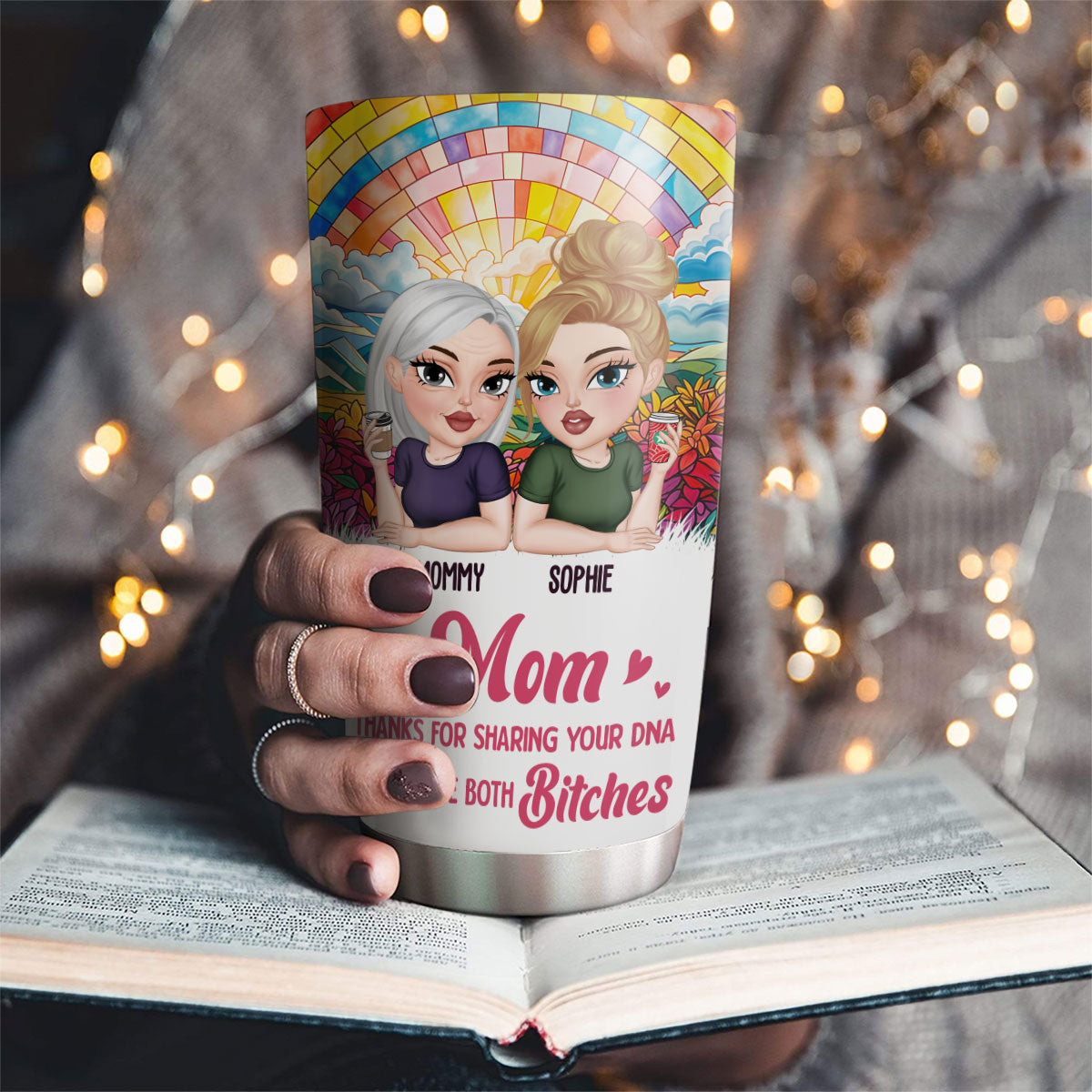 Thanks For Sharing DNA Mom - Personalized Custom Tumbler