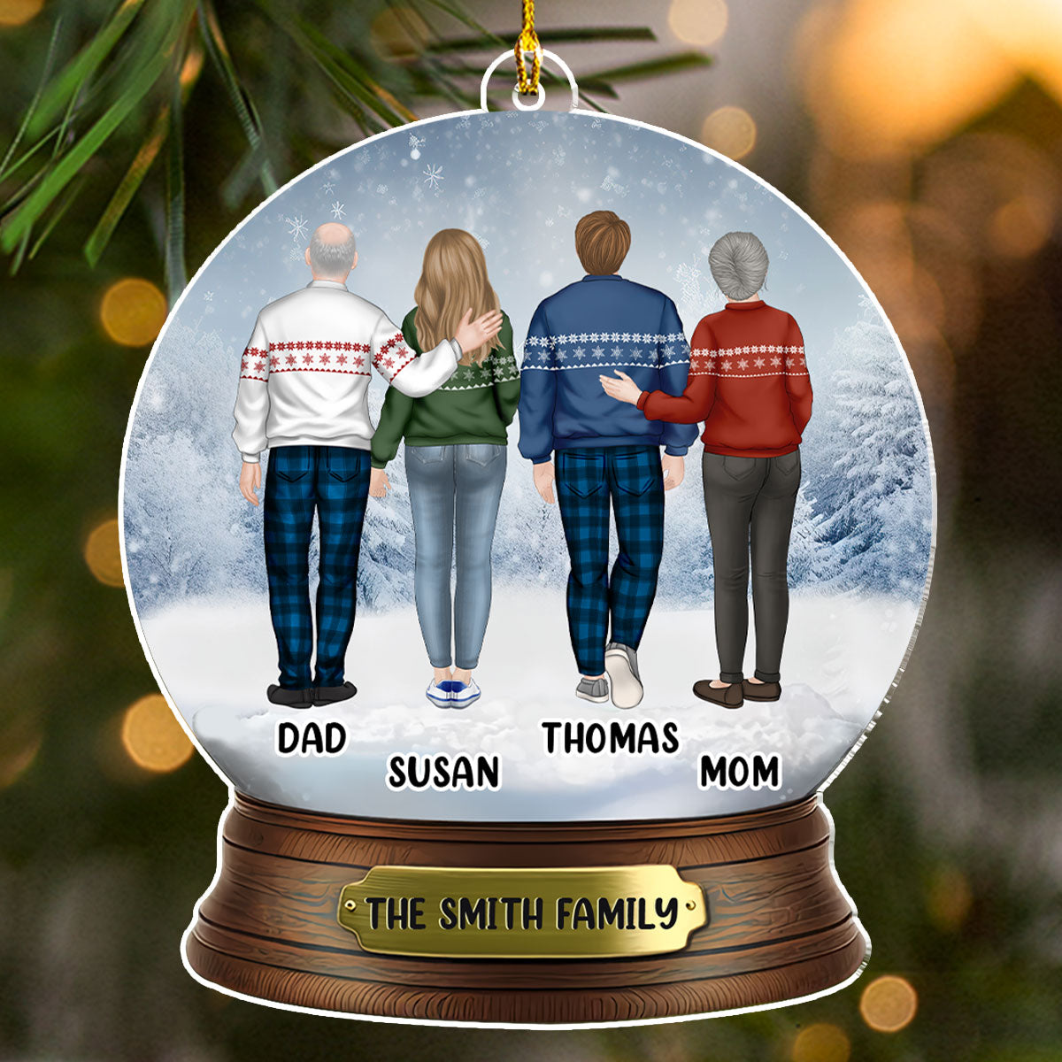 The Family - Personalized Custom Acrylic Ornament