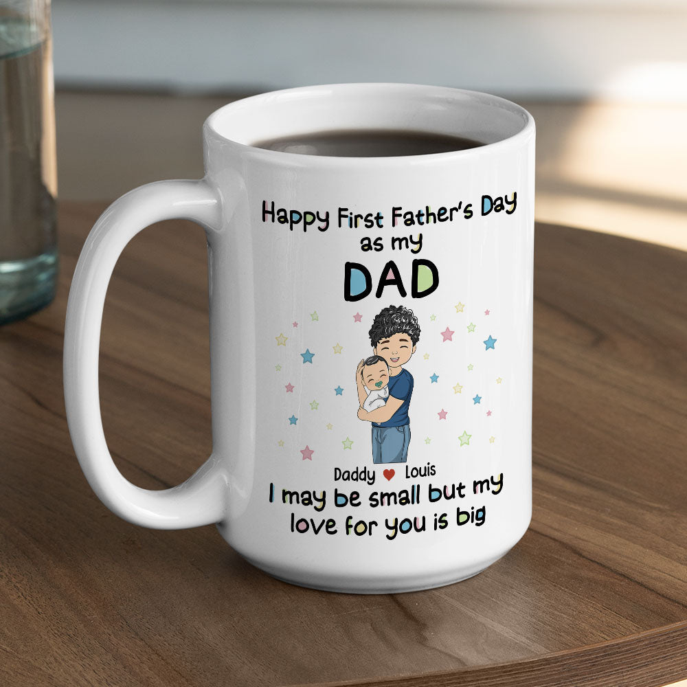 Daddy And Kid - Personalized Custom Coffee Mug