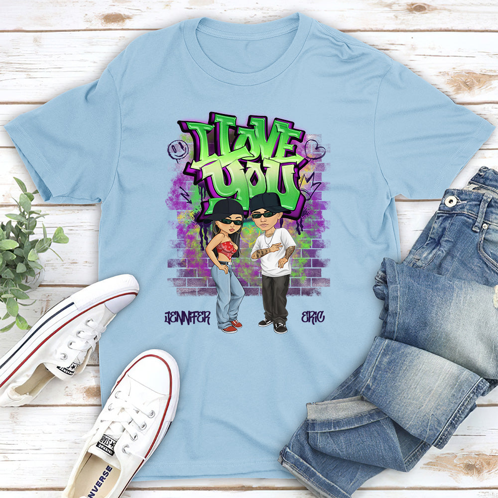 Hip Hop Couple  -  Personalized Custom Shirt