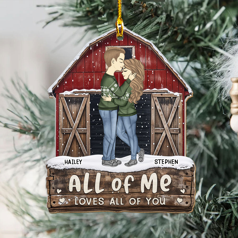 God Knew My Heart Needed You - Personalized Custom Acrylic Ornament