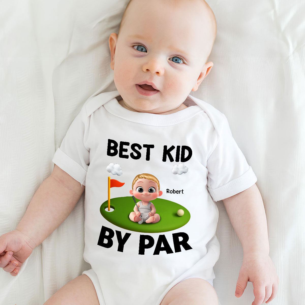 Best Dad And Kid By Par - Personalized Custom T-shirt And Onesie