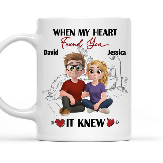 My Soul Recognized Your Light - Personalized Custom Coffee Mug