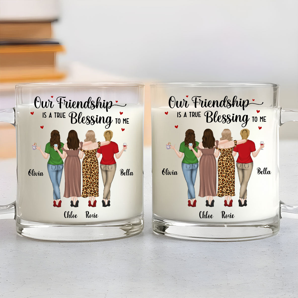 Blessing To Me - Personalized Custom Glass Mug