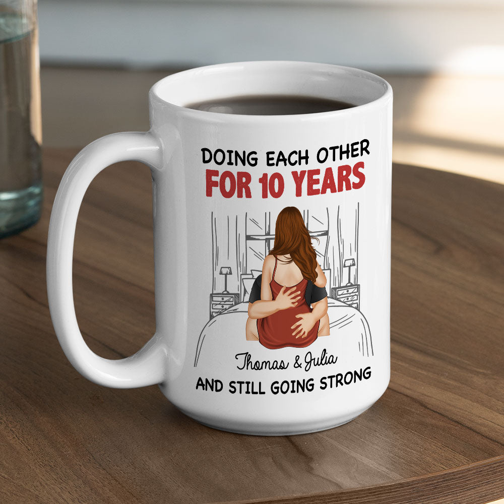 Doing Each Other For Years - Personalized Custom Coffee Mug