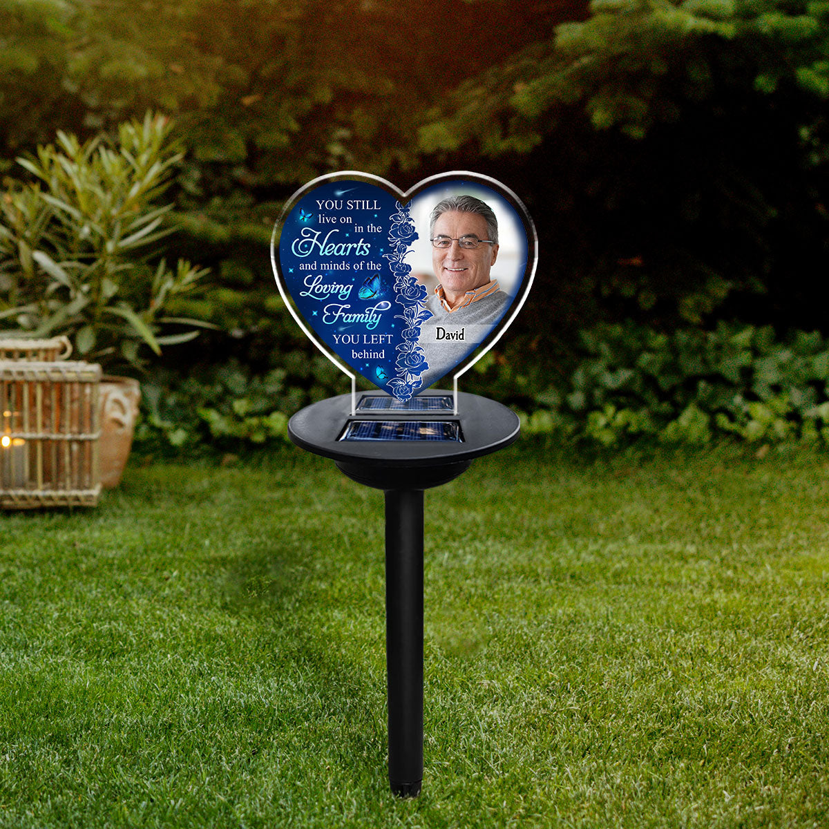 Hearts And Minds - Personalized Custom Solar Light