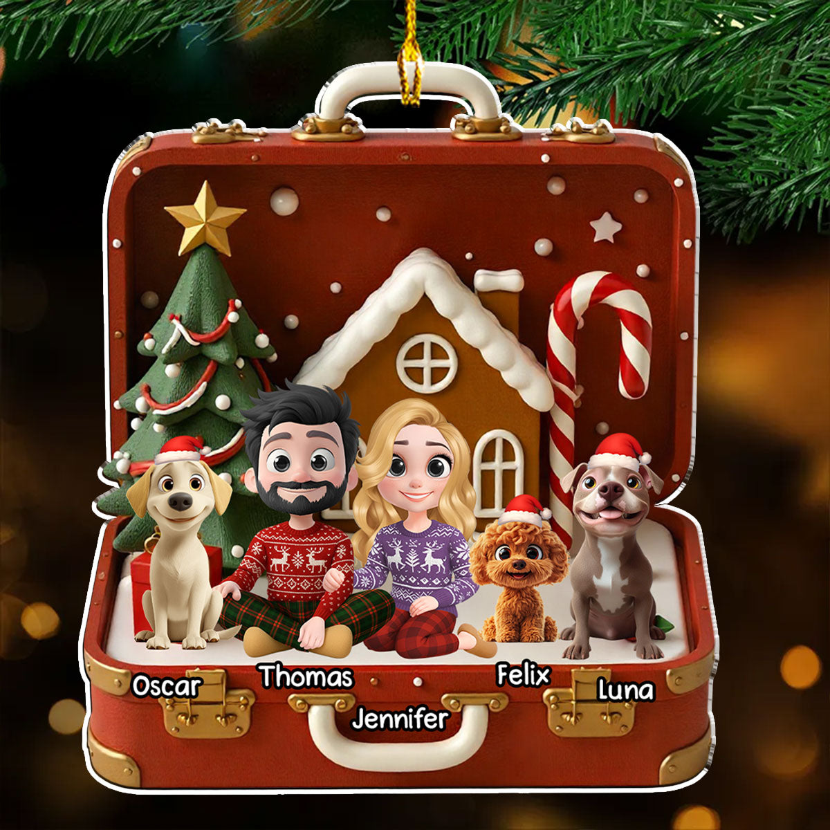 Our Christmas - Personalized Custom Acrylic Ornament