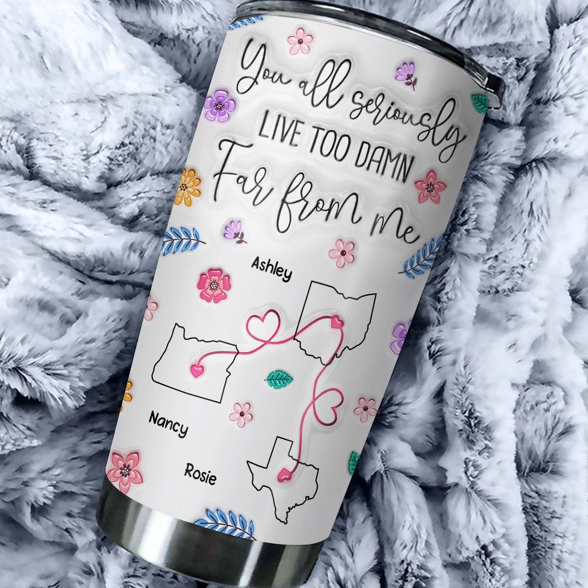 You All Should Move Closer To Me - Personalized Custom 3D Inflated Effect Tumbler