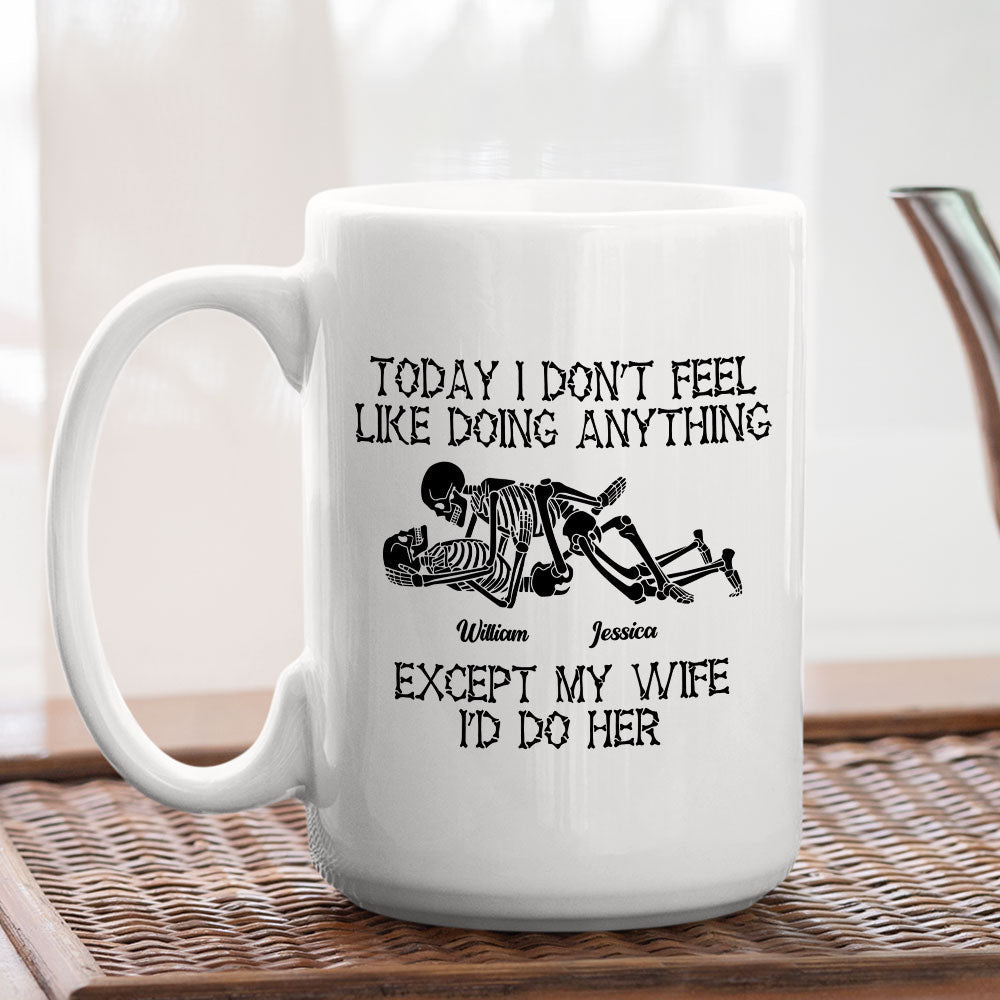 Skeleton Couple - Personalized Custom Coffee Mug